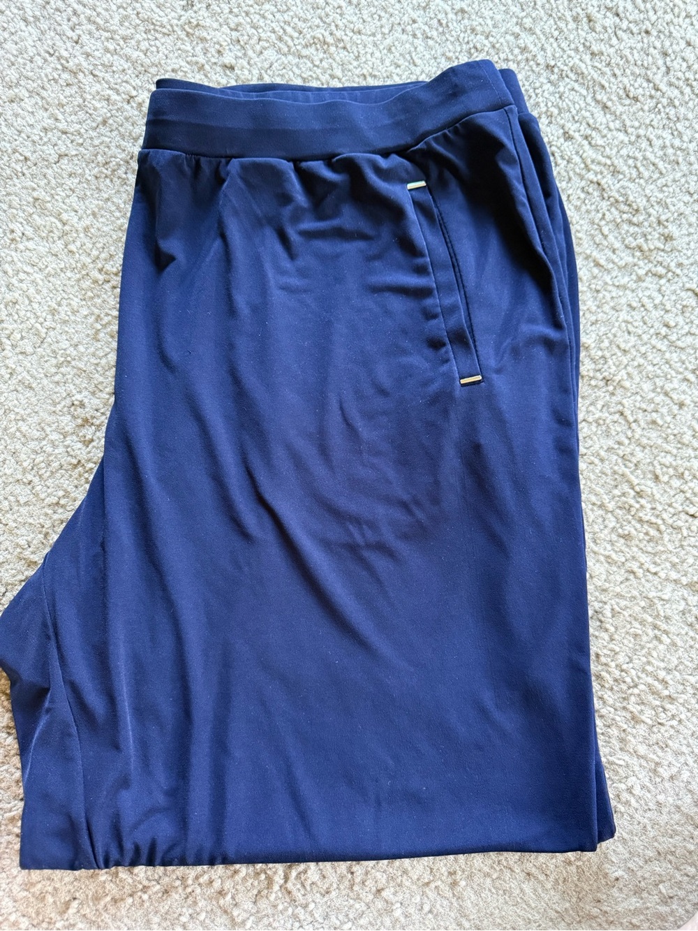 Navy Pant with Pocket Detail